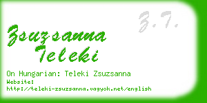 zsuzsanna teleki business card